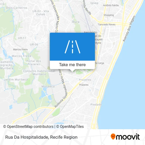 Rua Da Hospitalidade map