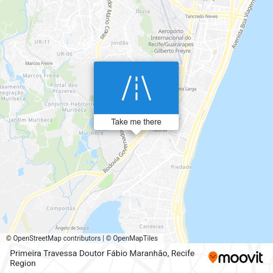 Primeira Travessa Doutor Fábio Maranhão map