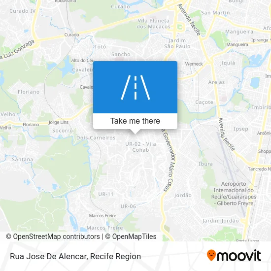 Rua Jose De Alencar map