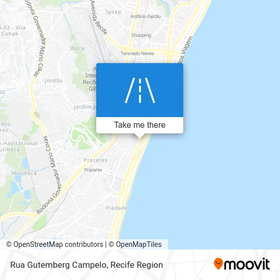 Rua Gutemberg Campelo map