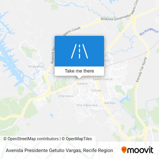 Avenida Presidente Getulio Vargas map