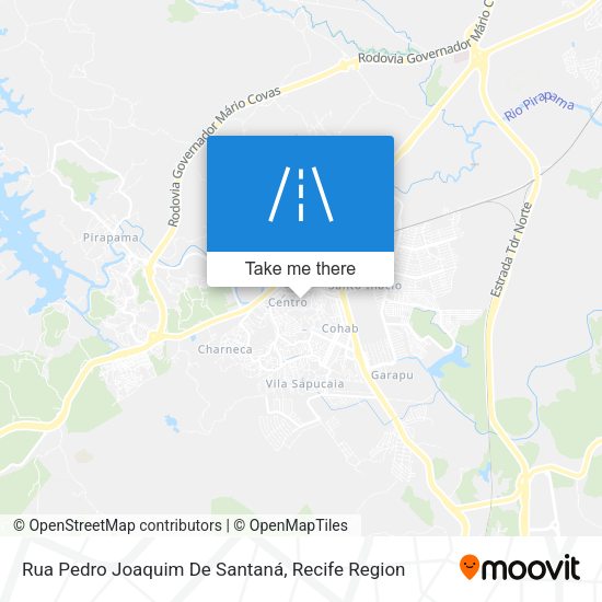 Rua Pedro Joaquim De Santaná map