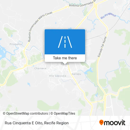 Rua Cinquenta E Oito map