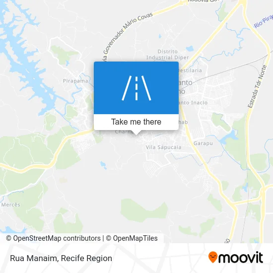 Rua Manaim map