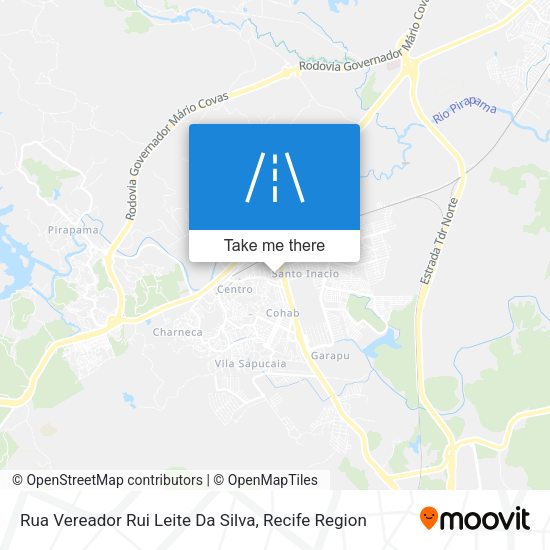 Rua Vereador Rui Leite Da Silva map