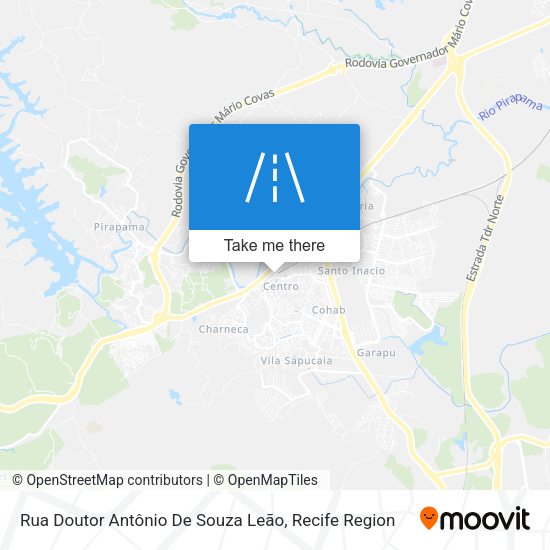 Rua Doutor Antônio De Souza Leão map