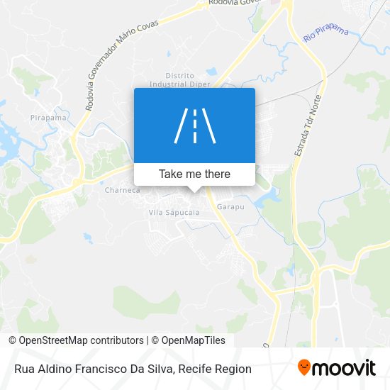 Rua Aldino Francisco Da Silva map