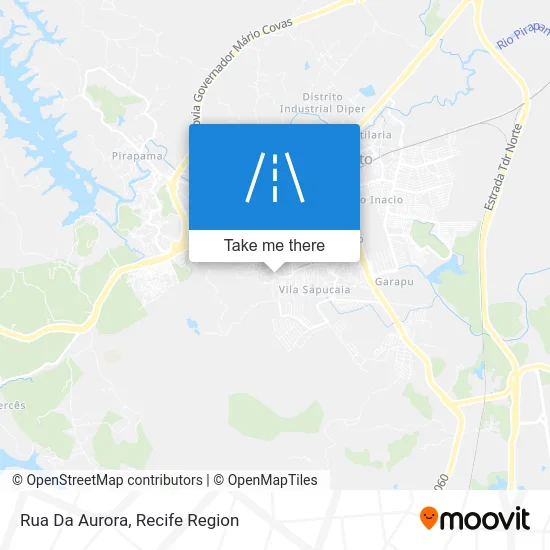 Rua Da Aurora map