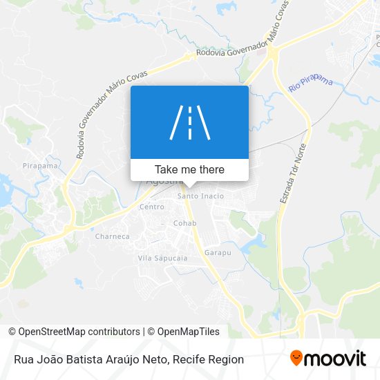 Rua João Batista Araújo Neto map