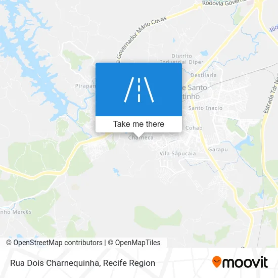 Rua Dois Charnequinha map