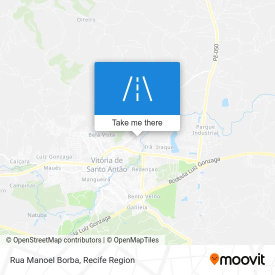 Rua Manoel Borba map