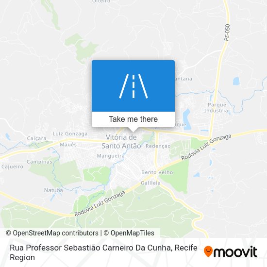Rua Professor Sebastião Carneiro Da Cunha map
