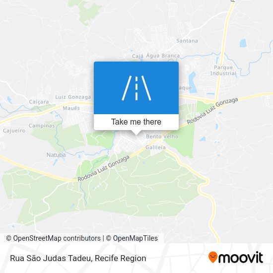 Rua São Judas Tadeu map