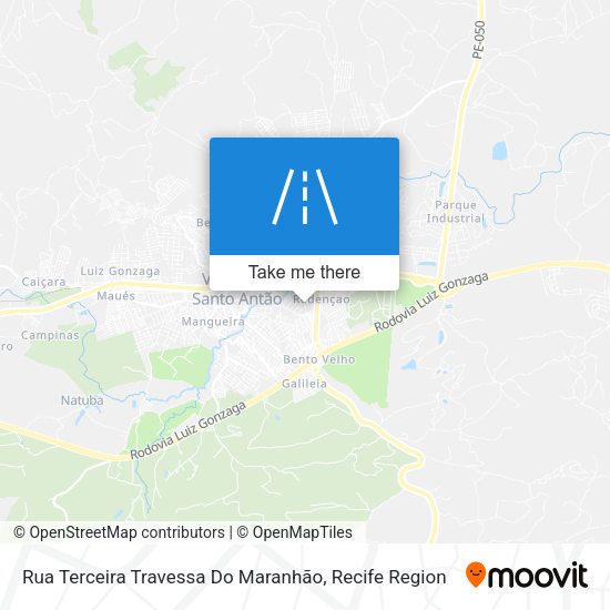 Rua Terceira Travessa Do Maranhão map