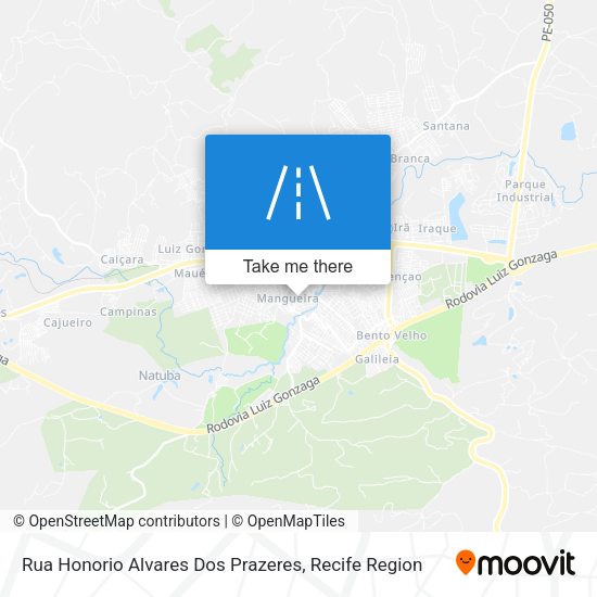 Rua Honorio Alvares Dos Prazeres map
