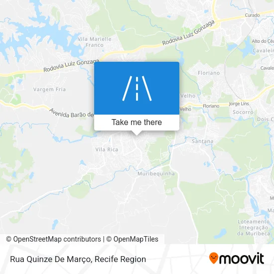 Rua Quinze De Março map