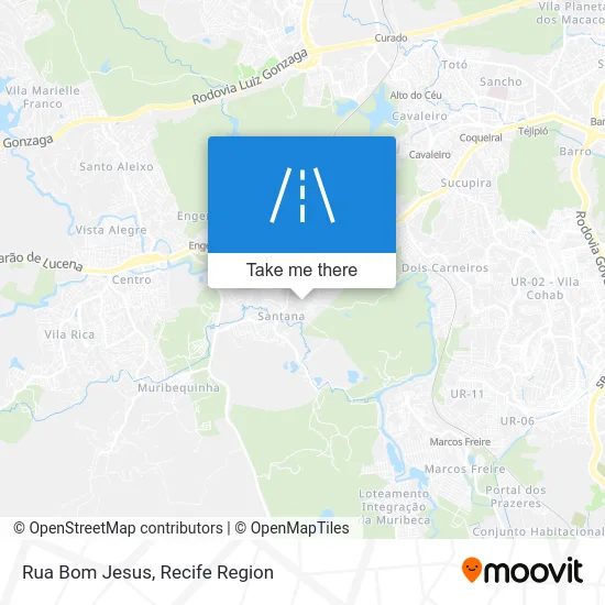 Rua Bom Jesus map