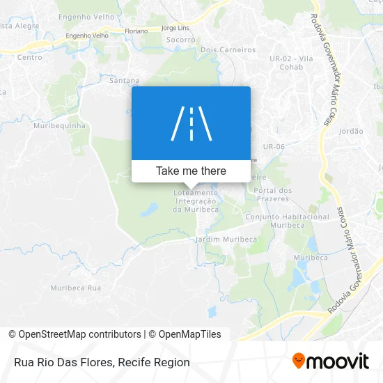 Rua Rio Das Flores map