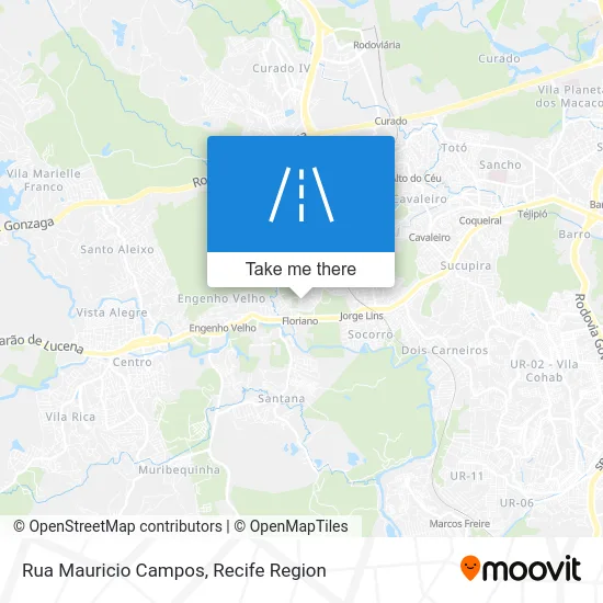 Rua Mauricio Campos map