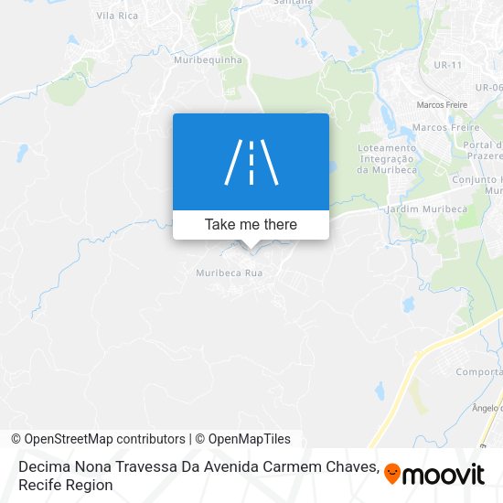 Decima Nona Travessa Da Avenida Carmem Chaves map