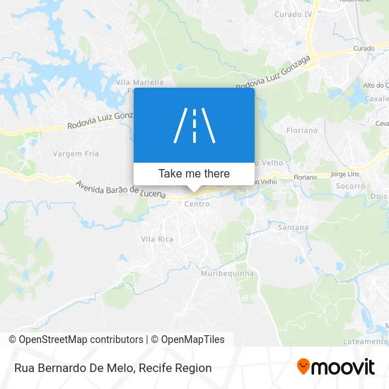 Rua Bernardo De Melo map