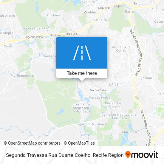 Segunda Travessa Rua Duarte Coelho map