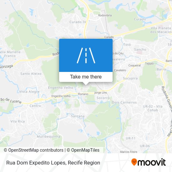 Rua Dom Expedito Lopes map