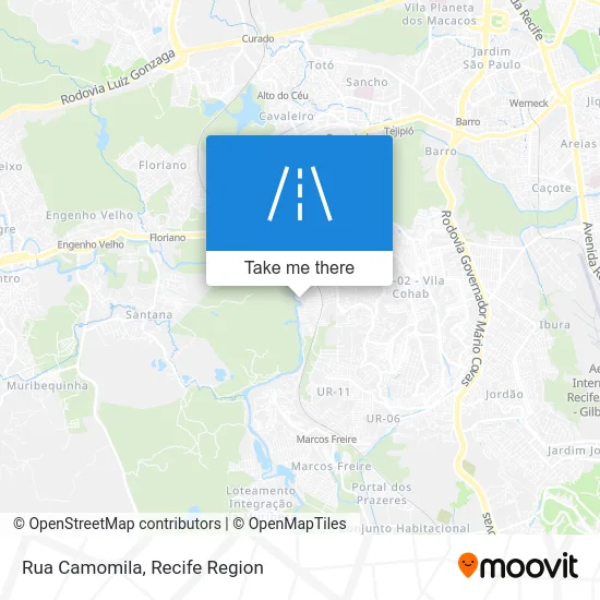 Rua Camomila map