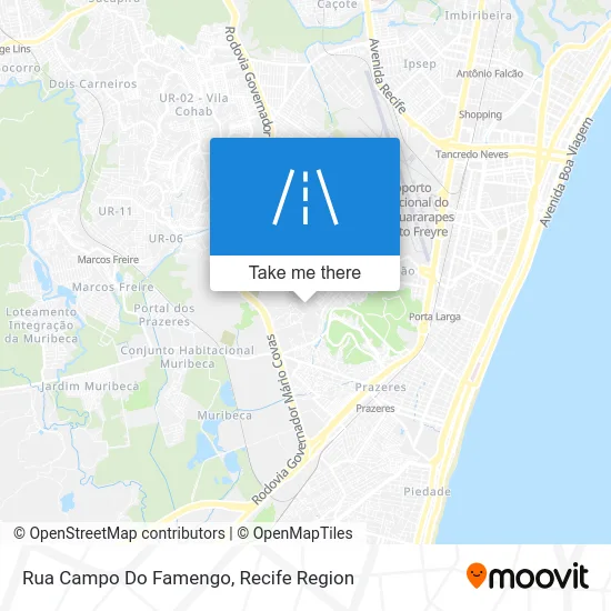 Rua Campo Do Famengo map