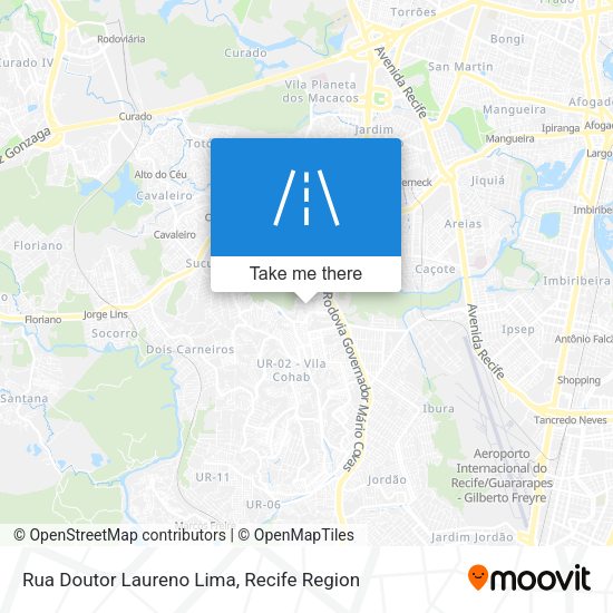 Rua Doutor Laureno Lima map