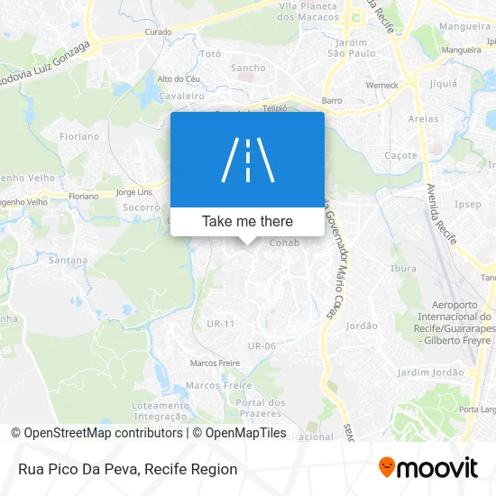 Rua Pico Da Peva map