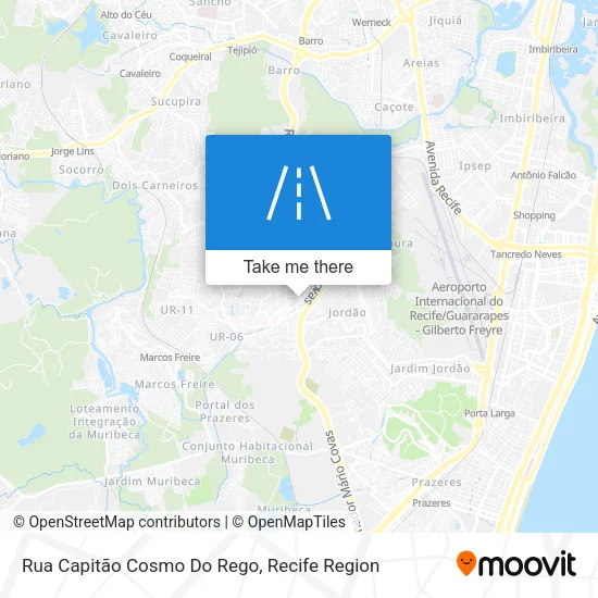 Rua Capitão Cosmo Do Rego map