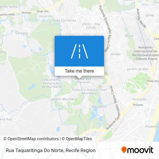 Rua Taquaritinga Do Norte map