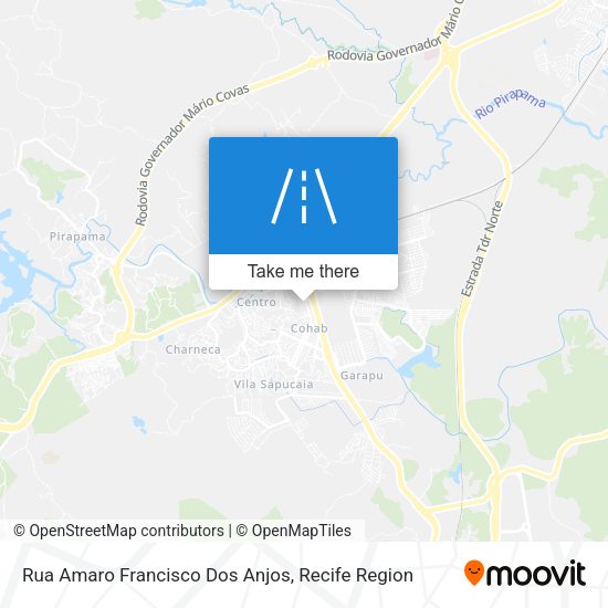 Rua Amaro Francisco Dos Anjos map