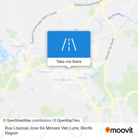 Rua Lourival Jose De Moraes Van Lune map