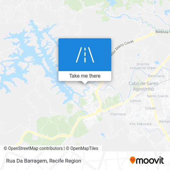 Rua Da Barragem map