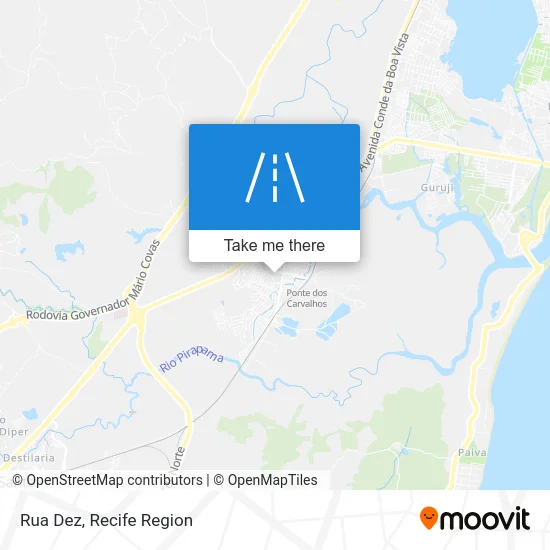Rua Dez map