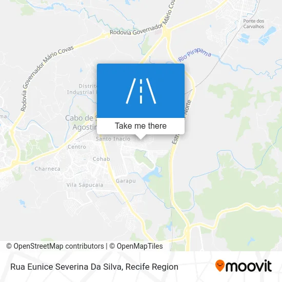 Rua Eunice Severina Da Silva map