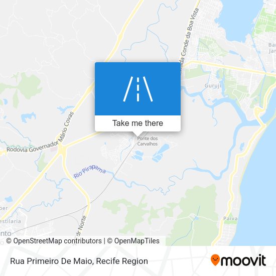 Rua Primeiro De Maio map