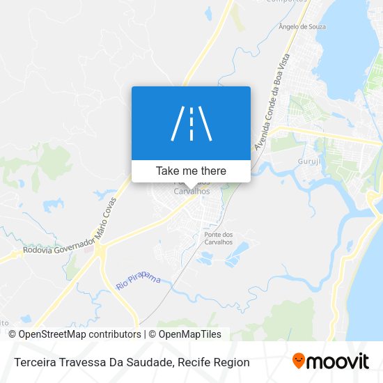 Terceira Travessa Da Saudade map