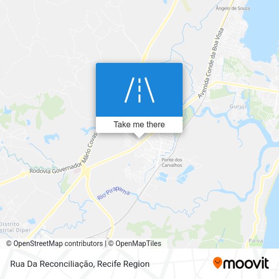 Rua Da Reconciliação map