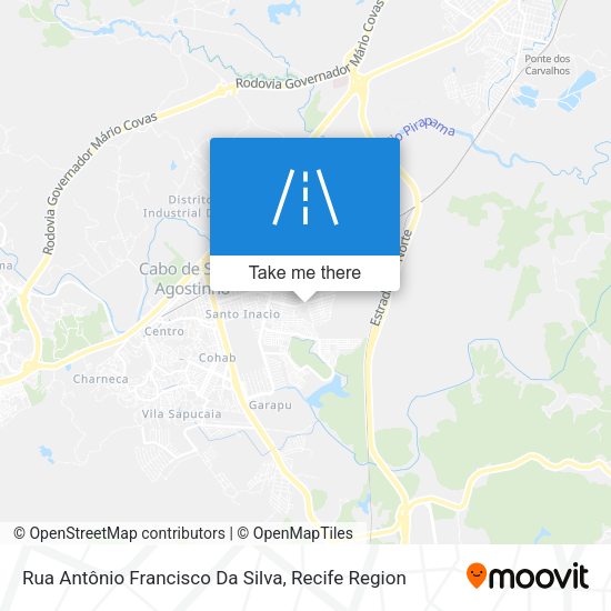 Rua Antônio Francisco Da Silva map