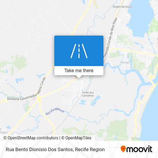 Rua Bento Dionísio Dos Santos map