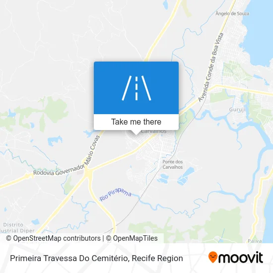 Primeira Travessa Do Cemitério map