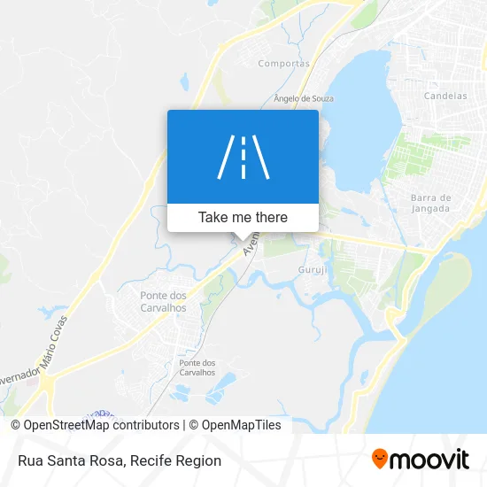 Rua Santa Rosa map