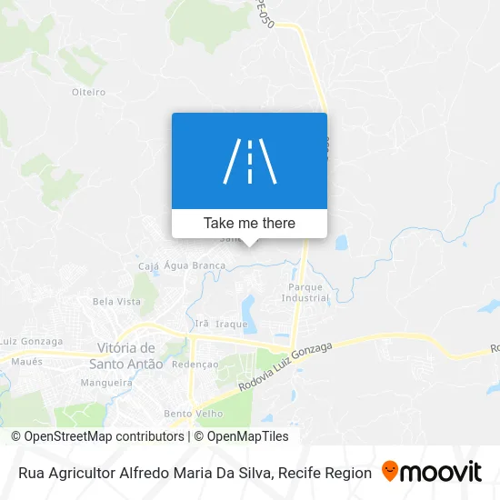 Rua Agricultor Alfredo Maria Da Silva map