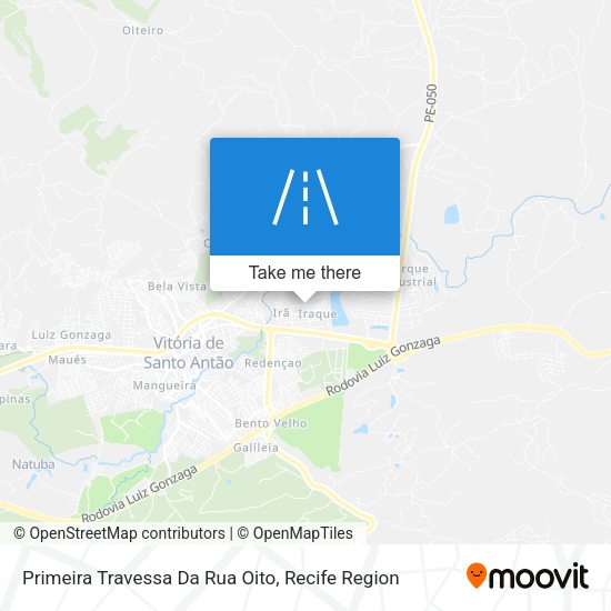 Primeira Travessa Da Rua Oito map