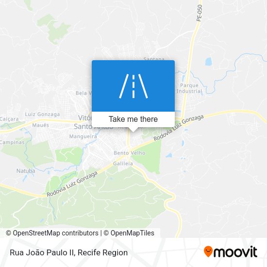 Rua João Paulo II map