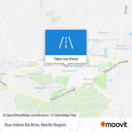 Rua Inácio De Brito map