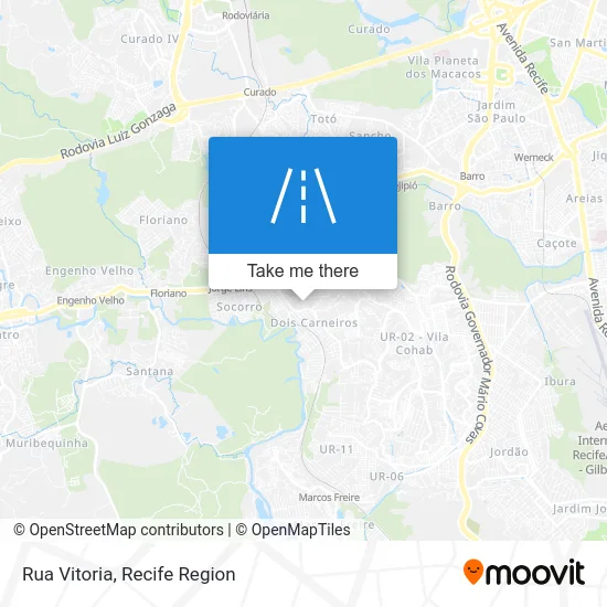 Rua Vitoria map
